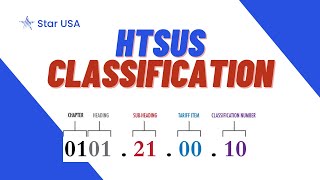 HTSUS Classification [upl. by Trepur]