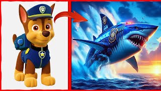 PAW PATROL as MEGALODON  PAW PATROL AI [upl. by Iemaj227]