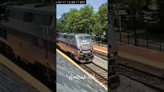 Amtrak 164 once again at Elkhart railcam [upl. by Ihsorih]