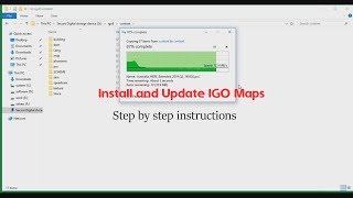 How To Install And Update IGo Primo Maps On SD Card [upl. by Valerlan468]