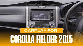 Toyota Corolla Fielder 2015 Wireless Apple Carplay amp Android Auto Car Stereo Upgrade🚘 [upl. by Havard766]