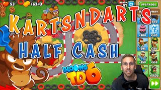 KartsNDarts Half Cash No Monkey Knowledge  Bloons TD 6 [upl. by Avaria]