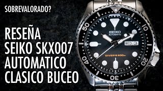 Reseña Seiko SKX007 Clásico Automático Reloj de Buceo en Español [upl. by Orson]