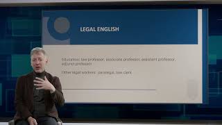 Legal English – prof Charles Szymanski [upl. by Etnaled382]