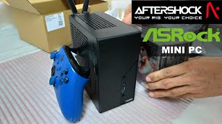 ASROCK DESKMINI X300 AFTERSHOCK VISION MINI AMD R5 4650G  UNBOXING [upl. by Nivel]