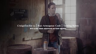 Craigellachie ⎮ 13 Year Old BasArmagnac Cask Tasting ⎮ A Unique Twist on a Classic Speyside Whisky [upl. by Mario]