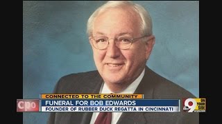 Rubber Duck Regatta founder buried [upl. by Alekin]