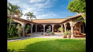 Luxury Hacienda  Casa de la Piña FOR SALE in Ajijic Mexico lakechapala [upl. by Aillemac273]