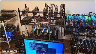 Crypto Mining Farm at Apartment  June 2023 Update [upl. by Adialeda989]