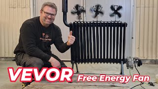 DIY Super Radiator With Vevor Diesel Heater And Free Energy Fan  How to fix error code 8 for free [upl. by Abbotson]