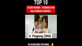 Top 10 Older Women Younger Men Relations Movies shorts top10romanticmoviesinhindi [upl. by Annahsad]