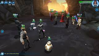 SWGOH GAC 50RT Lobot vs R9 Queen Bros 10 9 24 [upl. by Talmud505]