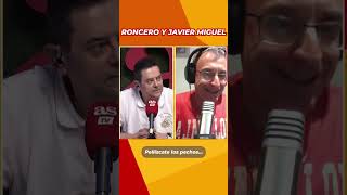 ATAQUE DE RISA de Javier Miguel con la FRASE de RONCERO [upl. by Nessaj]