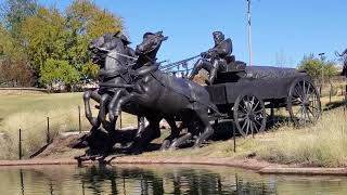 Bricktown Canal boat ride 5 horsemen Oklahoma City OK 111024 [upl. by Barrett]