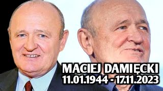 Maciej Damięcki 19442023 aktor z M jak Miłość [upl. by Sinclair]