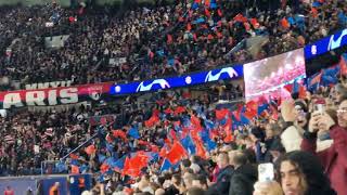 Paris SG Tous ensemble on chantera  PSG  Milan AC en Champions League 25112023 [upl. by Swainson]