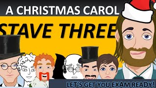 A Christmas Carol Stave Three Analysis and Summary  Revision Guide to Chapter 3 [upl. by Nyliahs]