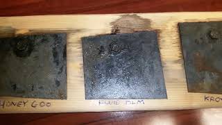 Corrosion Testing Fluid Film vs Honey Goo vs Krown T40 vs Rust Cure 3000  Week 2 [upl. by Sandor]