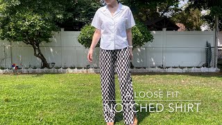 DIY A Loose Fit Shirt EtsyFreepattern [upl. by Havelock19]