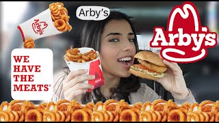 ARBYS MUKBANG 4800 CALS FIRST TIME TRYING IT FULL VIDEO NO CUTS [upl. by Iveson]