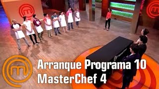 Primeros minutos  Programa 10  MasterChef 4 [upl. by Ettelliw]