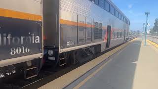 Amtrak San Joaquin Train 716 Arriving at Emeryville Amtrak Station in Emeryville CA [upl. by Rosenwald]