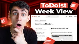 FINALLY  ToDoIst Week View Update [upl. by Jp]