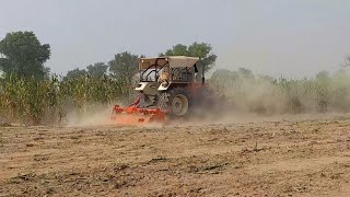 bajre me rotavator lga diye  swaraj 855  Rotavator [upl. by Dyane]