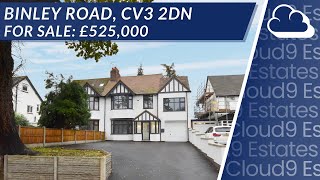 Virtual Tour  Binley Road  Coventry  CV3  4 Bedroom House For Sale [upl. by Peggy]