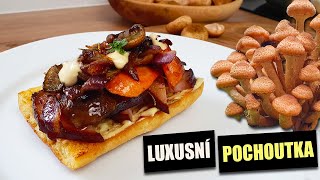 Jednoduchý recept z václavek  houbová bagetka [upl. by Yasnil]