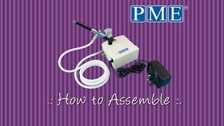 How to Assemble  PME Airbrush amp Compressor Kit [upl. by Wagoner]