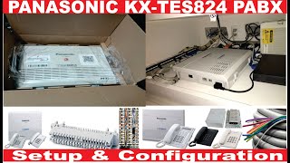 PABX TES824 Panasonic Complete Installation Guide [upl. by Ahsyad]