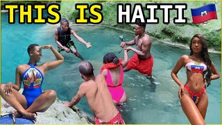 They Have HIDDEN This side of HAITI from you 🇭🇹  Bassin Bleu Jacmel is a World Wonder [upl. by Smoht]