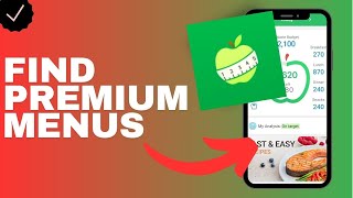 Where to find premium menus in the My Net Diary app [upl. by Woodward]