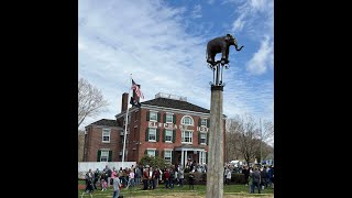 Town of Somers NY Old Bet Sculpture Dedication Ceremony April 20 2024 World Circus Day [upl. by Pinter]