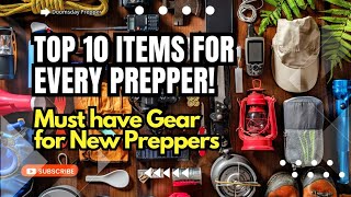 Top 10 items For Every Prepper  Gear For New Preppers 10itemsforeveryprepper SensiblePrepper [upl. by Herrington241]