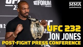 UFC 232 Jon Jones PostFight Press Conference  MMA Fighting [upl. by Brandise]