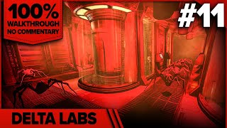 Doom 3 Resurrection of Evil 100 Cinematic Walkthrough Hard No Damage 11 DELTA LABS [upl. by Anglo633]