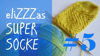 Stricken mit eliZZZa  eliZZZas Super Socke  Teil 5 [upl. by Nnylsaj]