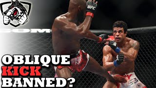 Should the Oblique Kick Be Banned from MMA [upl. by Einahpetse15]