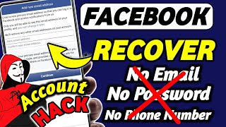 How I Recovered My Hacked Facebook Account  How to Recover Hacked Facebook Account without otp [upl. by Nosremaj]