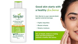 simple Kind To Skin Protecting Light Moisturiser 125 Ml Liquid [upl. by Sung]