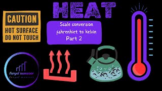 Fahrenheit to Kelvin scale  Scales Conversion  FaryalMansoorArain [upl. by Ardnaxela688]