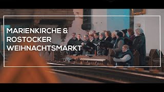 Eindrücke des Rostocker Weihnachtsmarkts amp StMarienKirche  GH5  8bit [upl. by Farver]