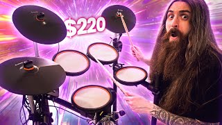 The CHEAPEST Electronic Drum Kit I’ve Ever Played [upl. by Aicena]