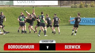 ITV BORDERS RUGBY ROUNDUP  BOROUGHMUIR v BERWICK  18324 [upl. by Ariela]