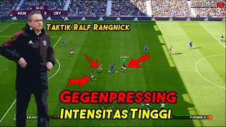 Taktik Ralf Rangnick  Gegenpressing Intensitas Tinggi Manchester United [upl. by Luiza]