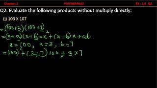 Polynomials class 9  class 9 maths polynomials ex 24  new ncert 202425 [upl. by Yann]