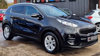 2017 67 Kia Sportage 2 16 5Dr in Phantom Black 20k Miles 2 Owners 5 Services NAV £14500 [upl. by Sonni175]