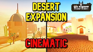 Cinematic🎥 Desert Map Expansion  The Wild West Update Roblox [upl. by Teagan920]